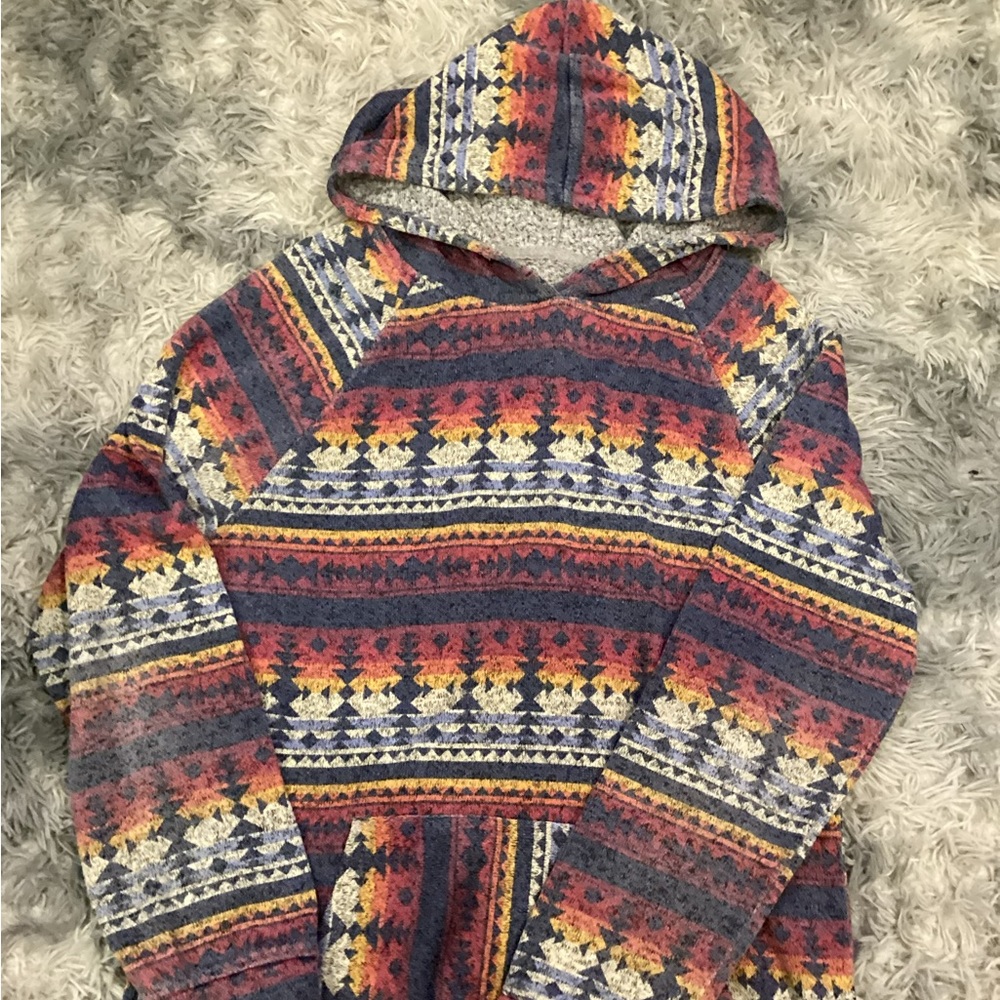 Brooklyn Cloth Geometric Knit Hoodie